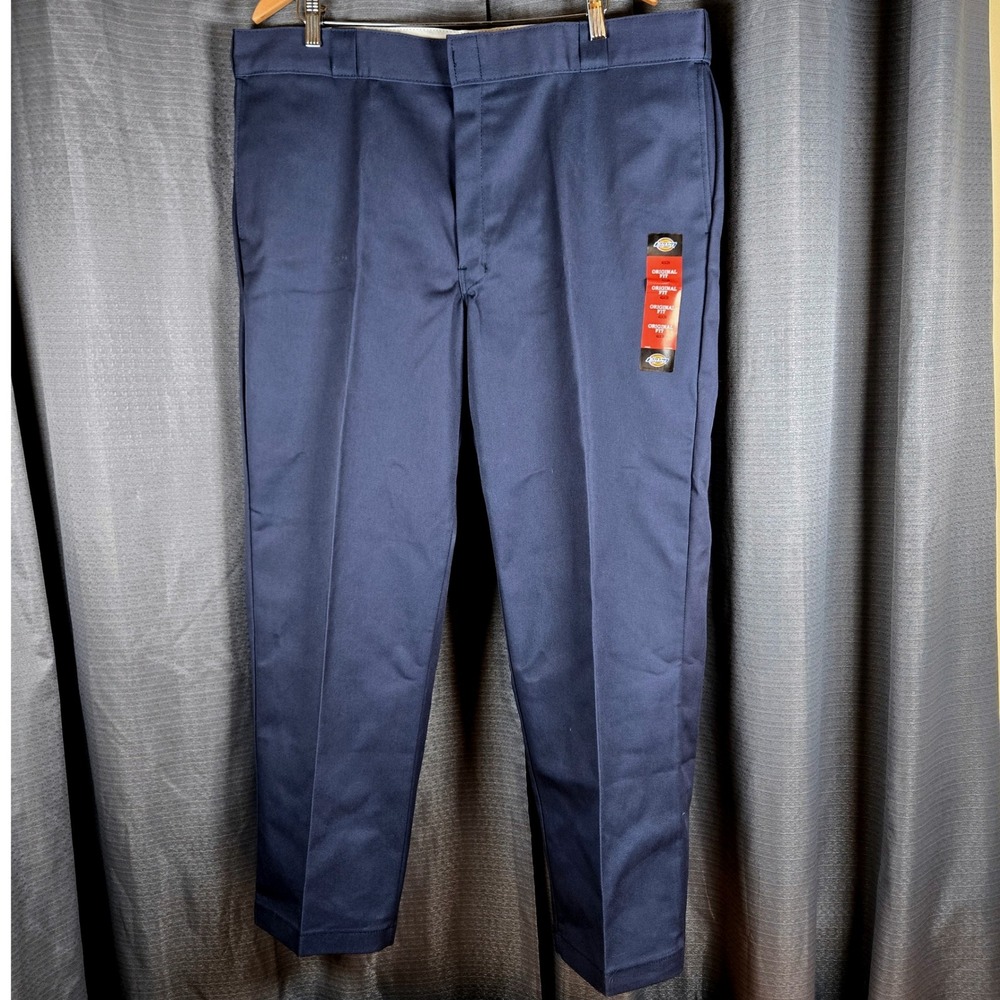 Dickies 874 Original Fit Navy Blue Work Pants Mens 42x29 NWT 874NV